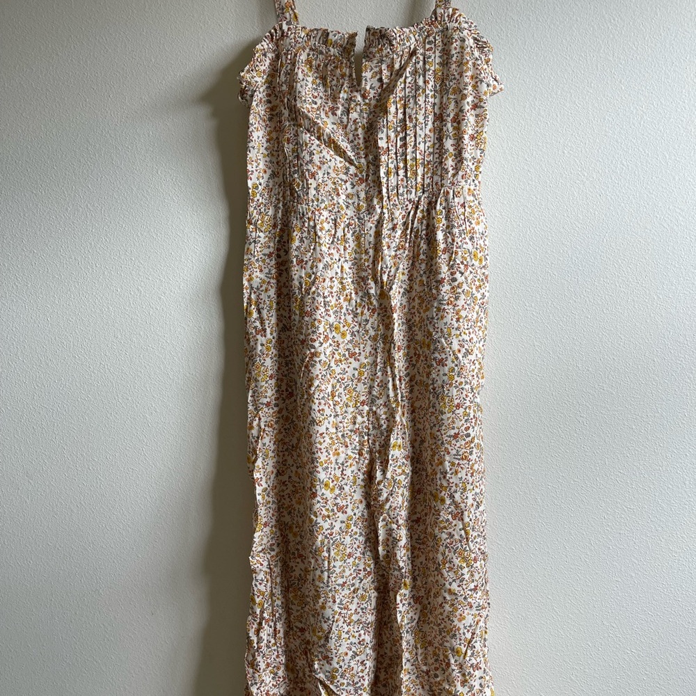 Madewell Floral Print Jumpsuit